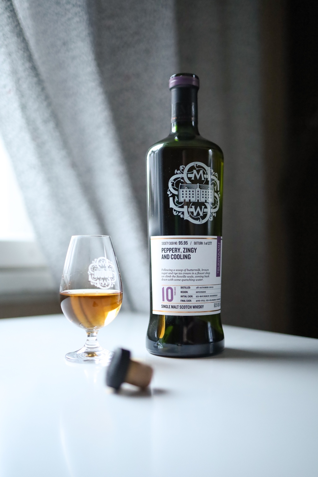 SMWS Cask No. 95.95 Peppery, Zingy and Cooling